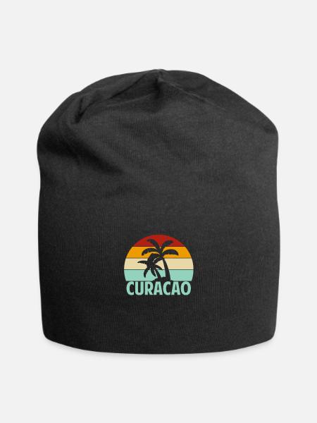 Curacao - Jersey-Beanie - Schwarz