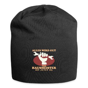 Gardien Facility Manager Cadeau de gardien - Bonnet en jersey - noir - Devant