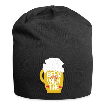 Valentines Day Beer My Valentine - Jersey-Beanie - Schwarz - Vorne