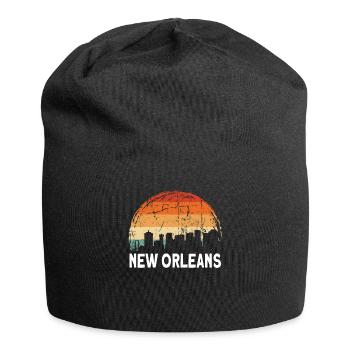 New orleans sonnenuntergang - Jersey-Beanie - Schwarz - Vorne