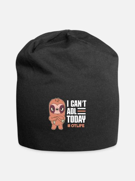Ergotherapie Ergotherapeut Ergotherapeut - Jersey-Beanie - zwart
