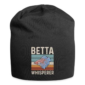 Betta Whisperer Angebot für einen - Jersey-Beanie - Schwarz - Vorne