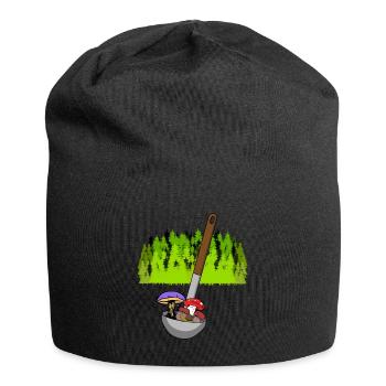 Forest Cuisine Champignons Soupe Louche Soupe Gourmet Toxique - Bonnet en jersey - noir - Devant