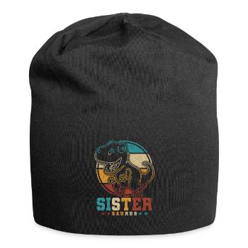 Sister Dino SisterSaurus Dino Sister - Jersey Beanie - black - Front