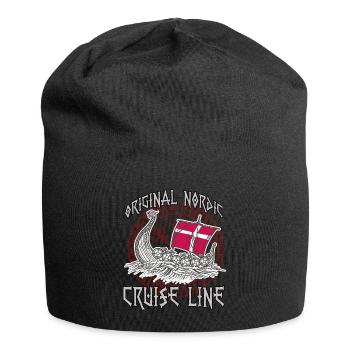 Nordmann Warrior Longboat Viking Costume Viking - Jersey Beanie - black - Front