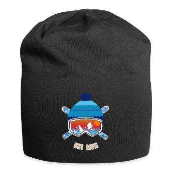 Ski Goggles / Ski Men - Jersey Beanie - black - Front