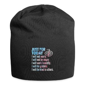 Reiki Energie shirt für Reiki Meister - Jersey-Beanie - Schwarz - Vorne