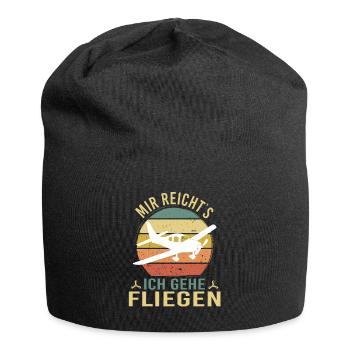 Modellbau Flugzeug Modellflug - Jersey-Beanie - Schwarz - Vorne