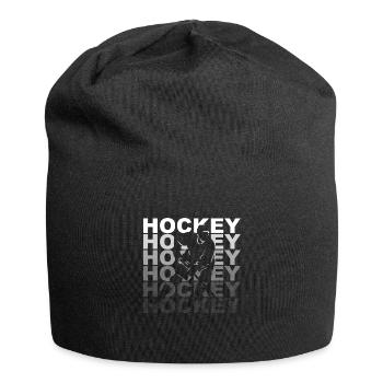 Ice Hockey Hockey Player Gift - Jersey Beanie - black - Front