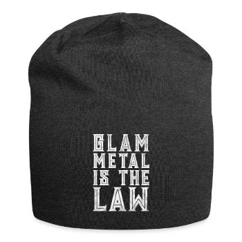 GLAM METAL IS THE LAW - Glam Metal ist das Gesetz - Jersey Beanie - charcoal grey - Front