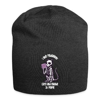 X-Ray Cat Rad Tech Art - Jersey Beanie - charcoal grey - Front