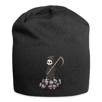 Horror Sense Meister Sensenmann Tod Halloween - Jersey-Beanie - Schwarz - Vorne