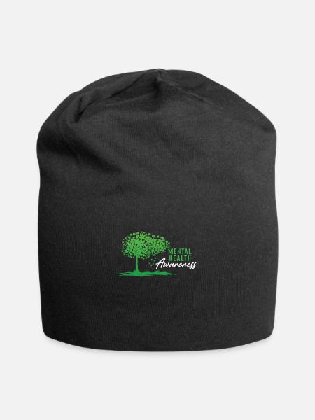 Tree Mental health Aware | Mental Health Awareness - Jersey-Beanie - Schwarz