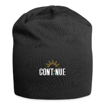 Continue | Mental Health Awareness - Jersey Beanie - black - Front