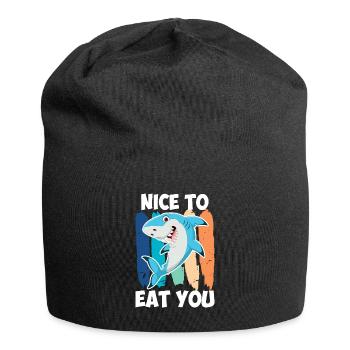 Agréable de vous manger Hai Sarcasm Kids - Bonnet en jersey - noir - Devant