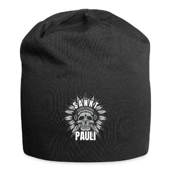 St Pauli. Éventail St pauli Éventail Paulianer Hamburger - Bonnet en jersey - noir - Devant