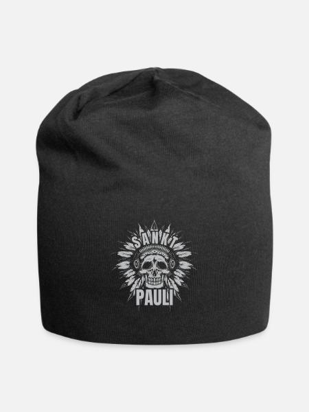 St pauli. St pauli Fan. Paulianer Hamburger fan - Jersey-Beanie - Schwarz