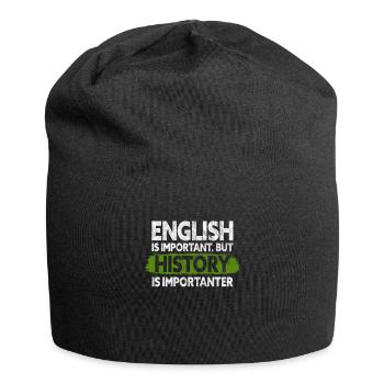 Professeur d’histoire Professeur d’histoire Histoire - Bonnet en jersey - noir - Devant