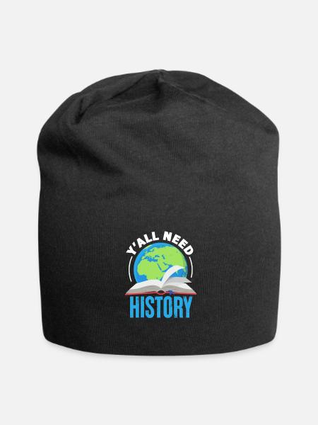 Geschichte - Jersey-Beanie - Schwarz
