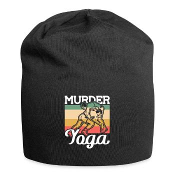 Vintage Murder Yoga Wrestler - Jersey Beanie - black - Front