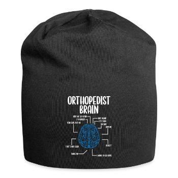 Orthopédiste Cerveau Orthopédique Médecin Appréciation - Bonnet en jersey - noir - Devant