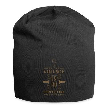 32 Year Old Whiskey Beer Drinking Birth Born 1990 - Jersey-Beanie - Schwarz - Vorne