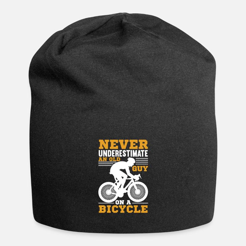 Fahrrad, Radfahren,Radfahrer - Jersey-Beanie - Schwarz