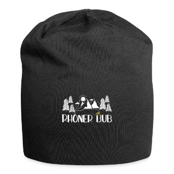 Rhöner Bub - Region Rhön Gebirge - Jersey-Beanie - Schwarz - Vorne