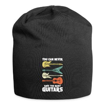 Bass Guitar Guitar - Jersey Beanie - black - Front