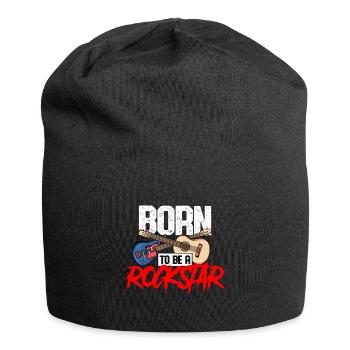 Bass Guitar Guitar - Jersey Beanie - black - Front
