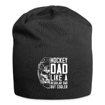 Hockey Dad Like A Regular Dad But Cooler - Jersey-Beanie - Schwarz - Vorne