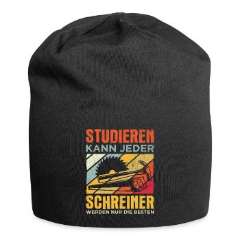 Schreiner - Studieren Kann Jeder Schreiner Nur Die - Jersey-Beanie - Schwarz - Vorne