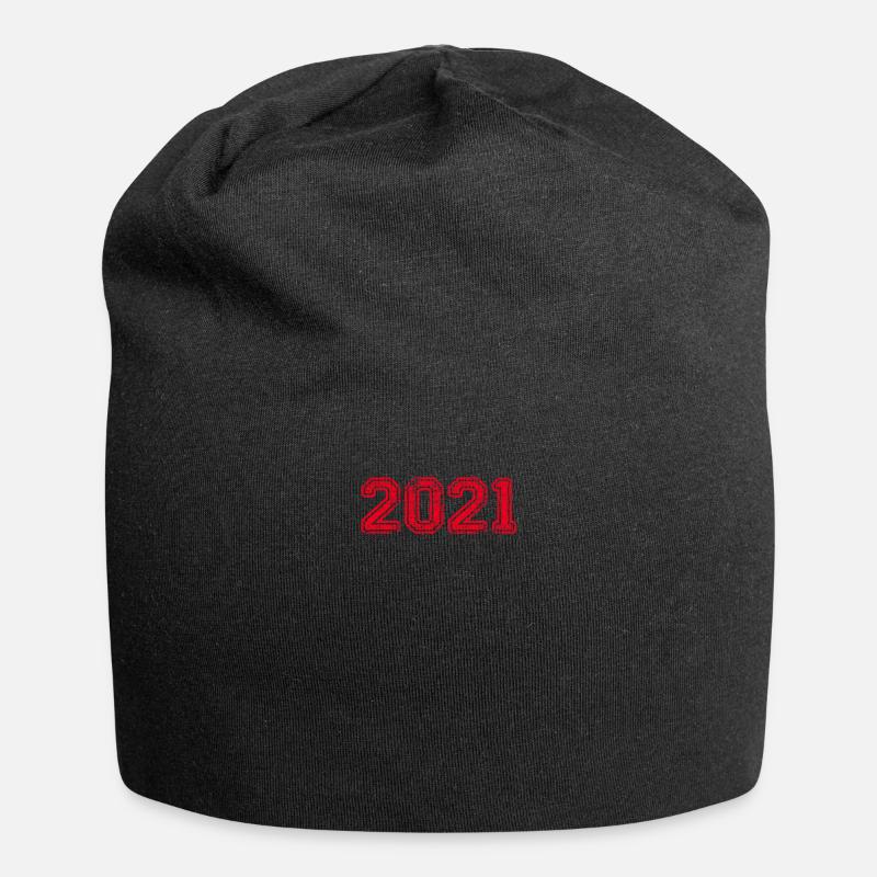 2021 2021 2021 - Jersey-Beanie - Schwarz