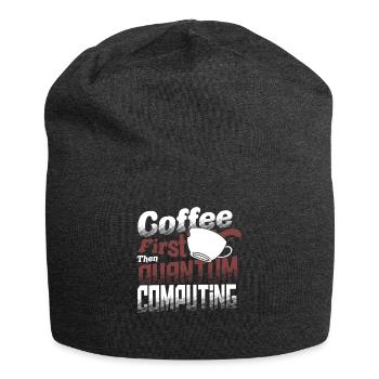 Quantum Computer Science - Jersey Beanie - charcoal grey - Front