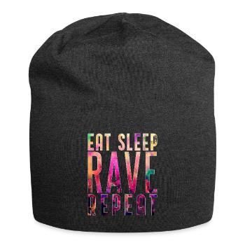 EAT SLEEP RAVE REPEAT T-Shirt Raver - Jersey-Beanie - Anthrazit - Vorne