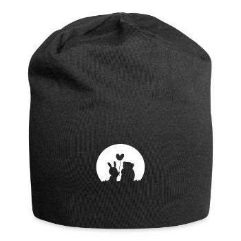 Lièvre - Bonnet en jersey - noir - Devant