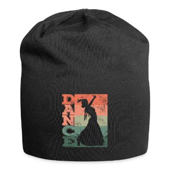 Flamenco Dancer Dance Flamenco Dress - Jersey Beanie - black - Front