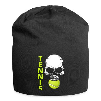 tennis / tennis / joueur de tennis / jeu de tennis - Bonnet en jersey - noir - Devant