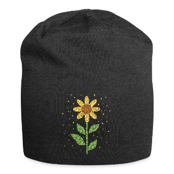 Magasin de fleurs Sunflower Gardener - Bonnet en jersey - charbon - Devant