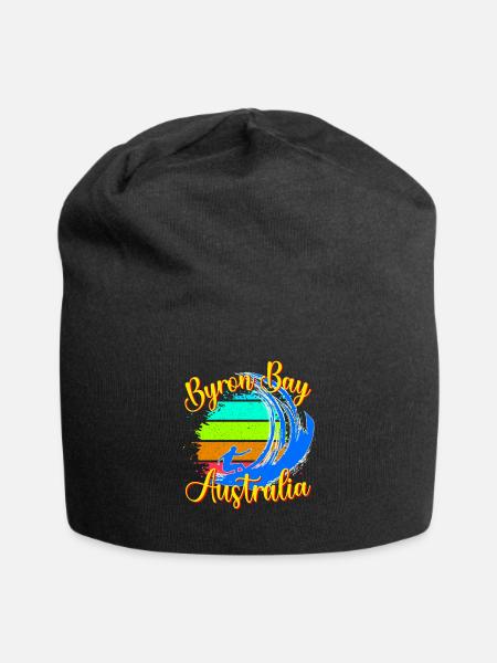 Byron Bay Australien Surfen - Jersey-Beanie - Schwarz