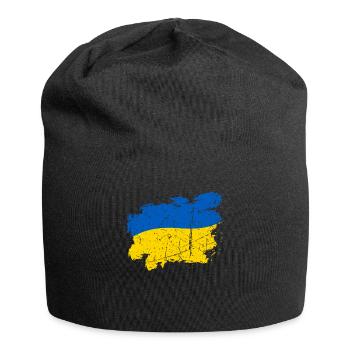 Ukraine Shirt Ukrainian Flag - Jersey Beanie - black - Front