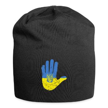 Ukraine Shirt Ukrainian Flag - Jersey Beanie - black - Front