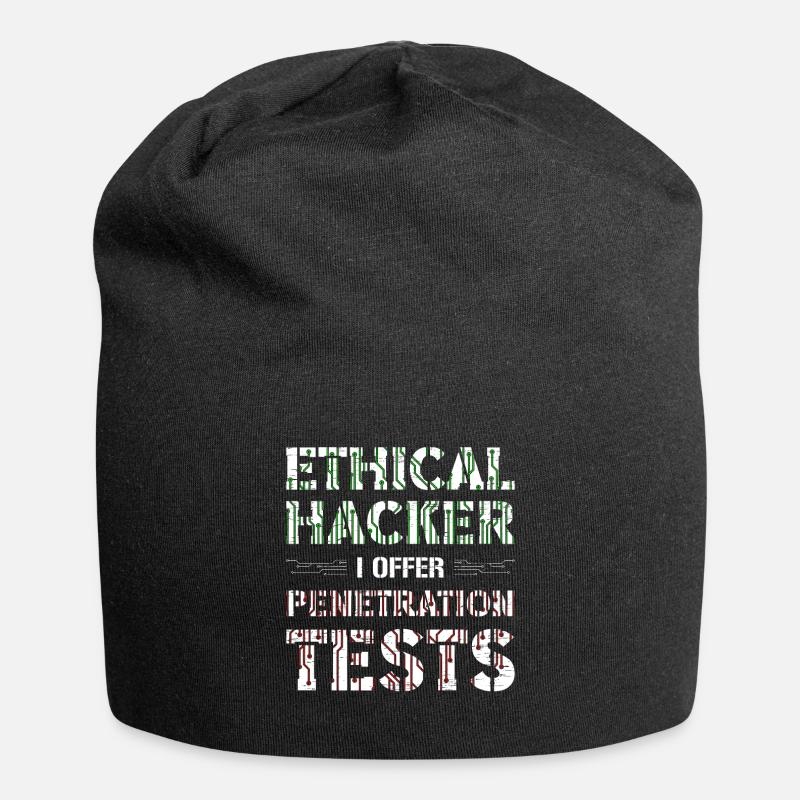 Computer Security Hacker Webentwickler - Jersey-Beanie - Schwarz
