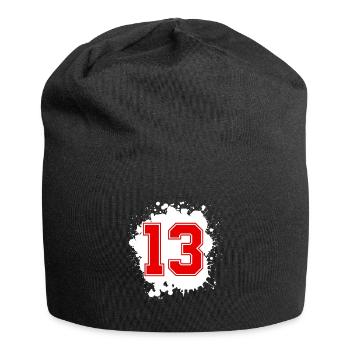 13 Nombre d’objets blob - Bonnet en jersey - noir - Devant