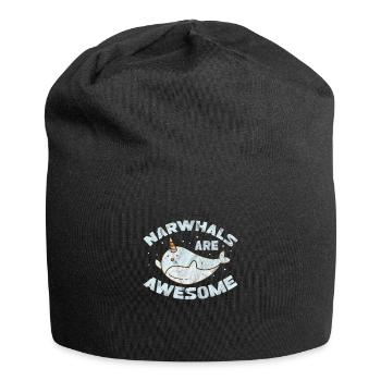 Narwhal - Jersey Beanie - black - Front
