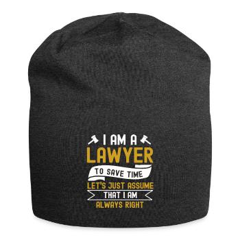 Avocat - Bonnet en jersey - charbon - Devant
