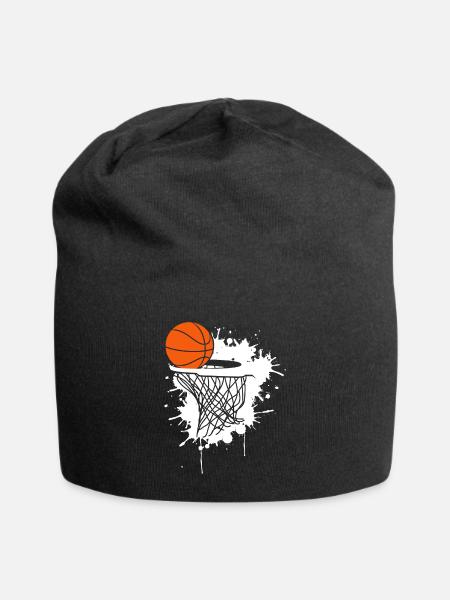 Basketball Geschenk Sport Korb Rebound B-Ball - Jersey-Beanie - Schwarz