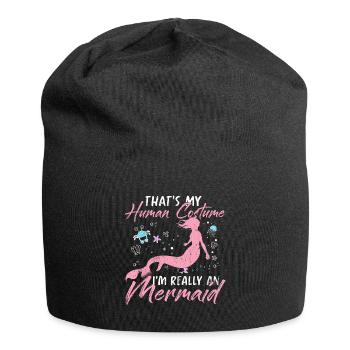 Mermaid Water Mermaid Ocean Bride JGA Conte de fées - Bonnet en jersey - noir - Devant