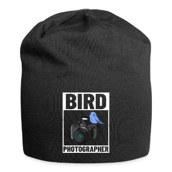 Bird Photography Lens Camera Photographer - Jersey Beanie - black - Front