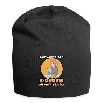 Je ne regarde pas toujours K-Drama K-Drama K-Pop - Bonnet en jersey - noir - Devant